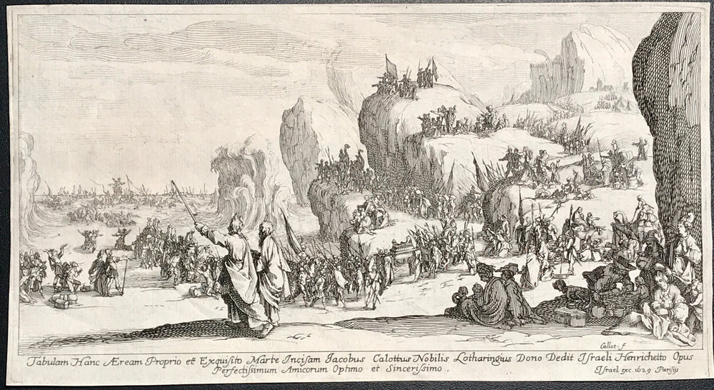 Jacques Callot, French, 1592–1635 Le Passage de la Mer Rouge (Crossing the Red Sea)