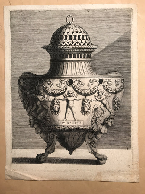 Etching Vase from the "Second Livre des Vases aux Galeries du Louvre"