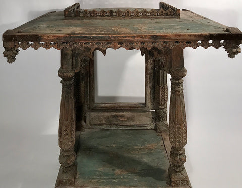 A Wood carved Jain Shrine from India 17th Century