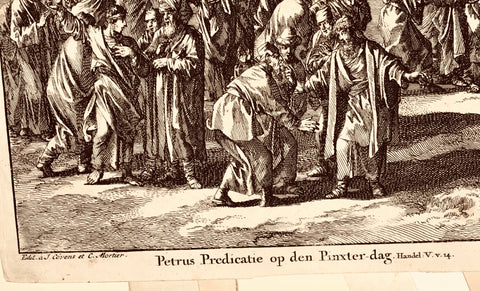 Jan Luyken - Prediction of St. Peter on the Day of Pentecost
