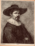 Portrait of Herman Doomer by Johann Georg Hertel After Rembrandt