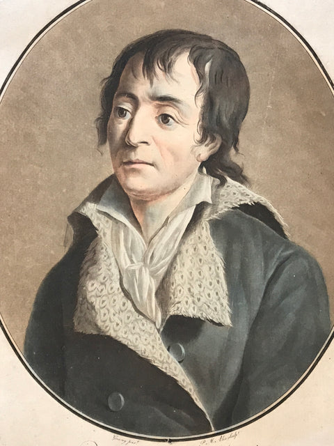 PIERRE MICHEL ALIX FRENCH, 1752–1817 PORTRAIT OF JEAN PAUL MARAT 1793