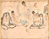 Paul MAK - Oriental dancer drawing - 1931