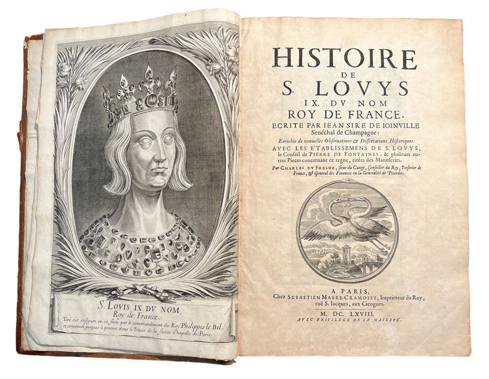 JOINVILLE - Histoire de S. Louys IX aux armes du duc de Penthièvre
