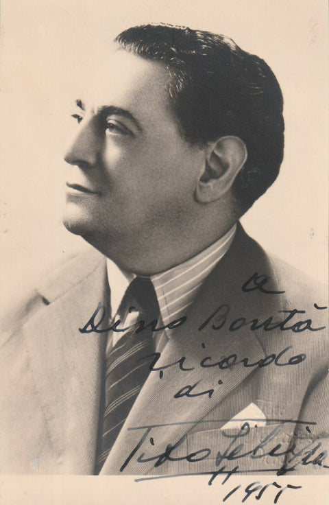 TITO SCHIPA - AUTOGRAPHED INSCRIBED PHOTOGRAPH 1955
