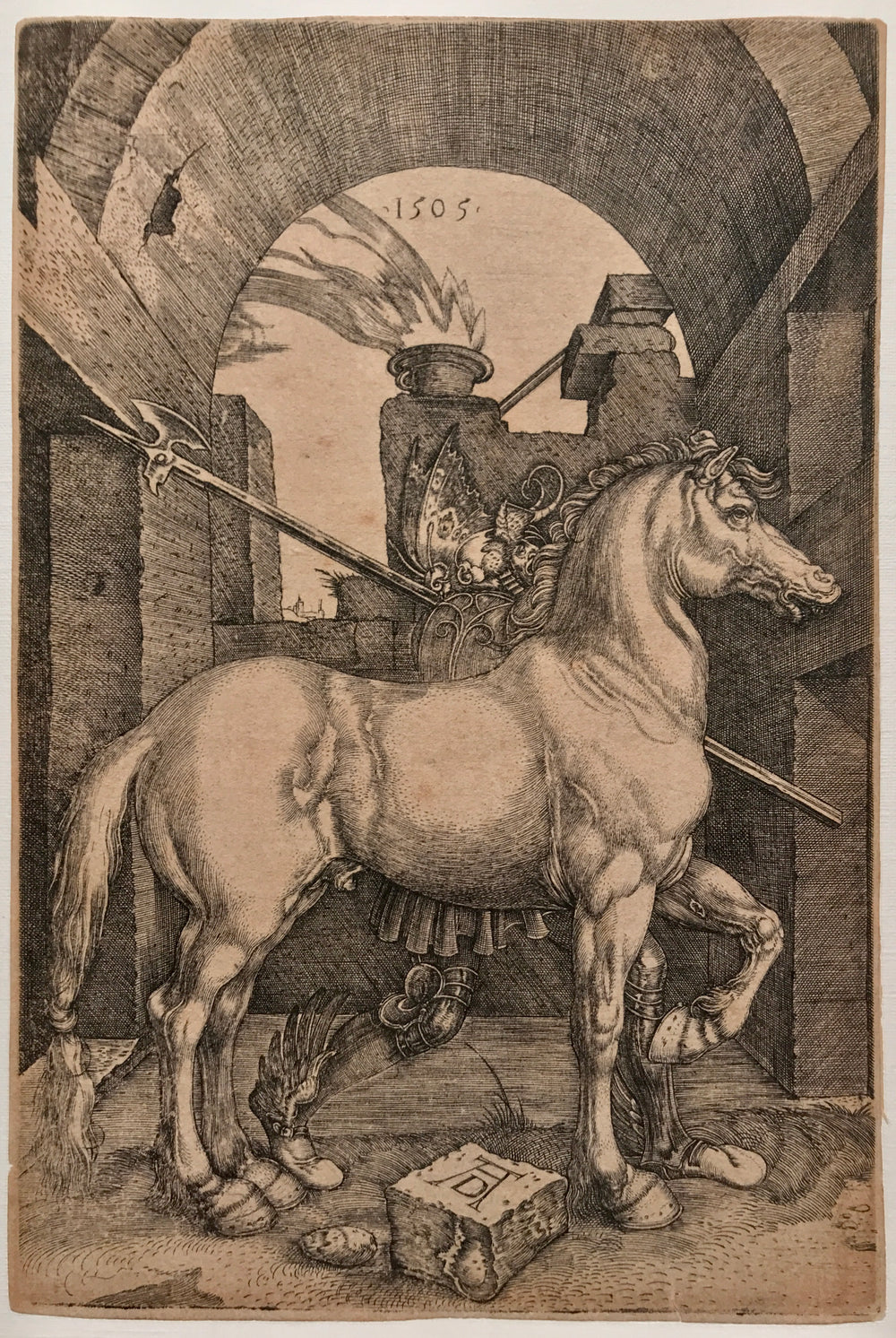 The small Horse after Albrecht Dürer Engraving