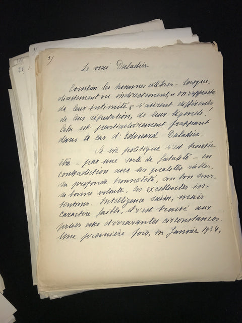 Manuscrits Documents originaux André Germain
