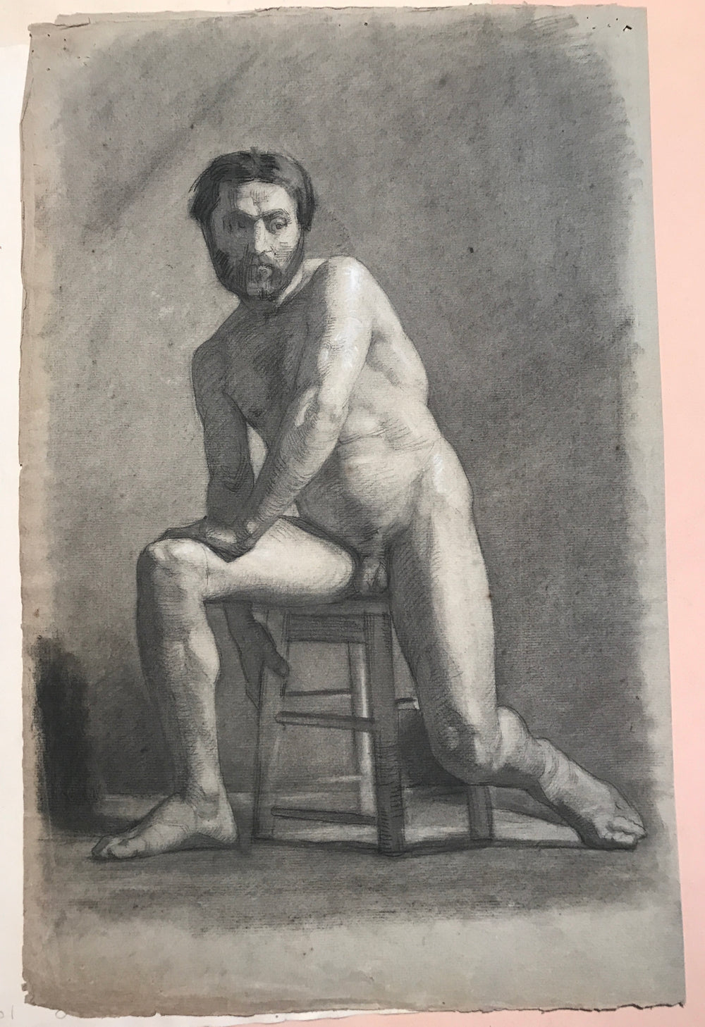 Drawing male nude academy