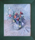 EMANUELE RAMBALDI, Vaso di fiori, Flowers in a vase. - appleboutique-com