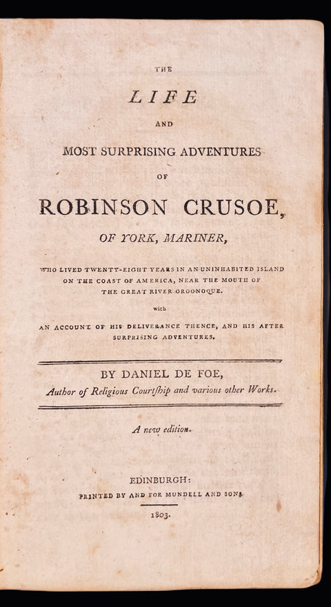 The life and most surprising adventures of Robinson Crusoe of York