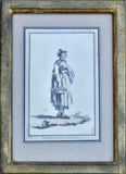 Valaisanne des environs de Saint Maurice 18th century watercolor